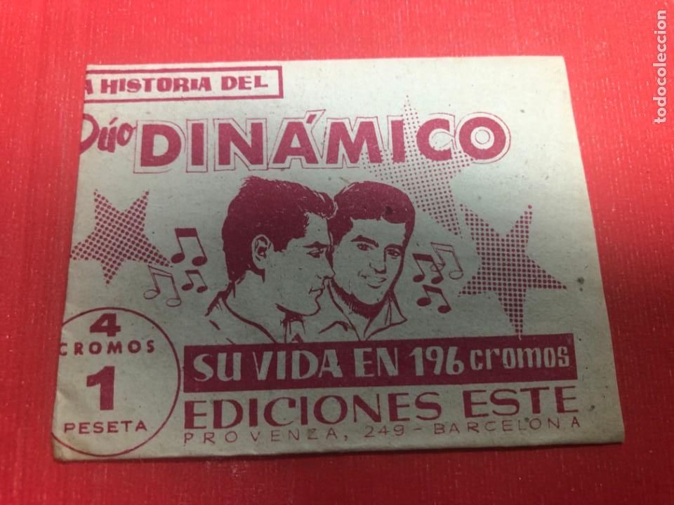 Coleccionismo cromos antiguos: SOBRE SIN CROMOS DUO DINAMICO SU VIDA EDITORIAL ESTE - Foto 1