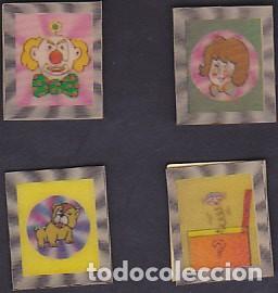 Colecionismo Cromos antigos: LOTE DE 4 CROMOS TRIMENSIONALES MATUTANO CON TRASERA