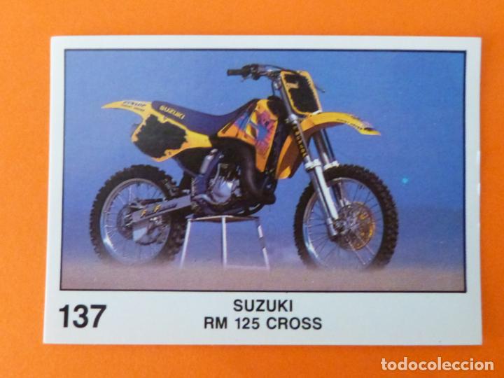 Coleccionismo Cromos antiguos: CROMO DE MOTOS SUZUKI SIN PEGAR N&ordm; 137 A&Ntilde;O 1990 DEL &Aacute;LBUM SOLO MOTO DE PANINI