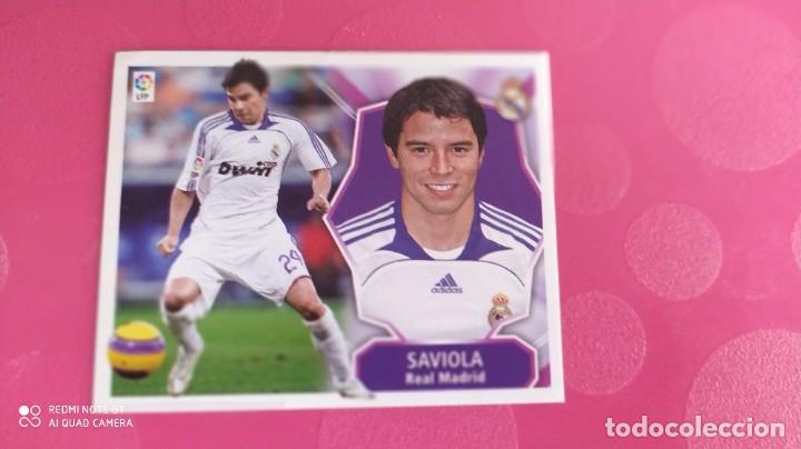 Collezionismo Figurine antiche: SAVIOLA REAL MADRID ESTE 08 09 2008 2009 NUNCA PEGADO