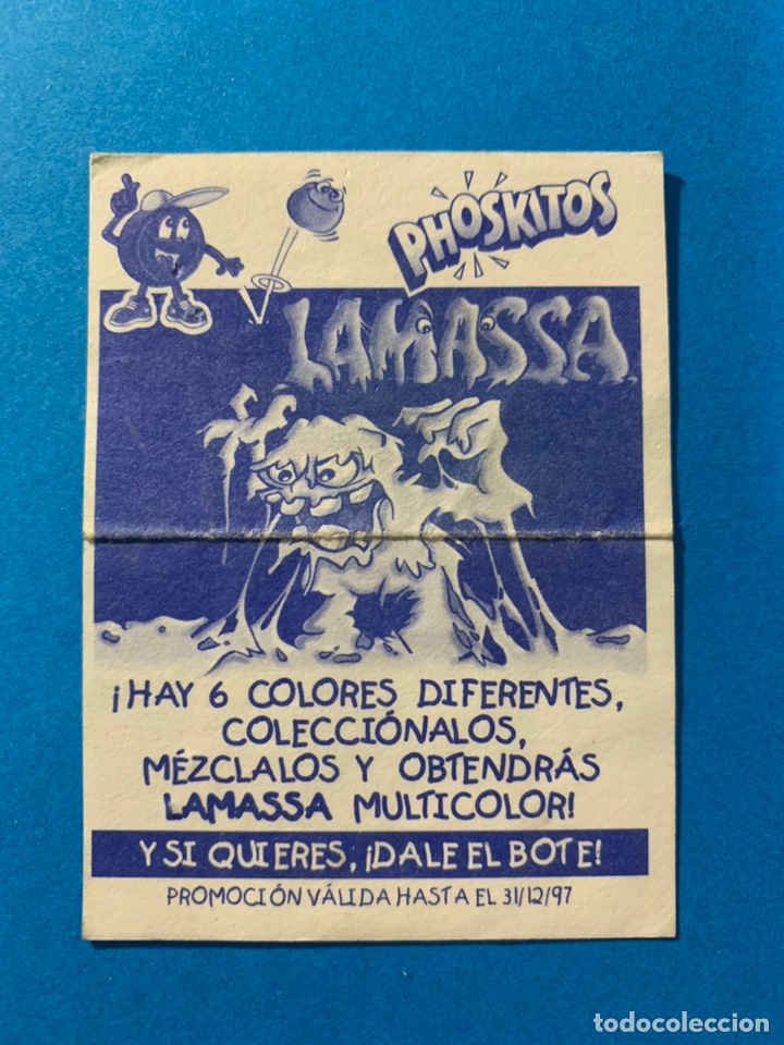Coleccionismo cromos antiguos: Cromo Phoskitos LaMassa - Foto 2