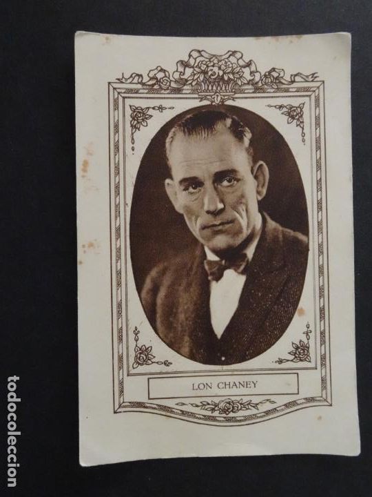Coleccionismo cromos antiguos: CROMO SERIE 1 NUM.8 - LON CHANEY (ACTOR DISTINGUIDISIMO) - CHOCOLATE E.JUNCOSA - Foto 1