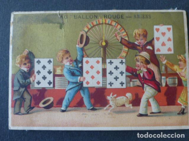 Colecionismo Cromos antigos: NAIPES BARAJA CROMO SIGLO XIX