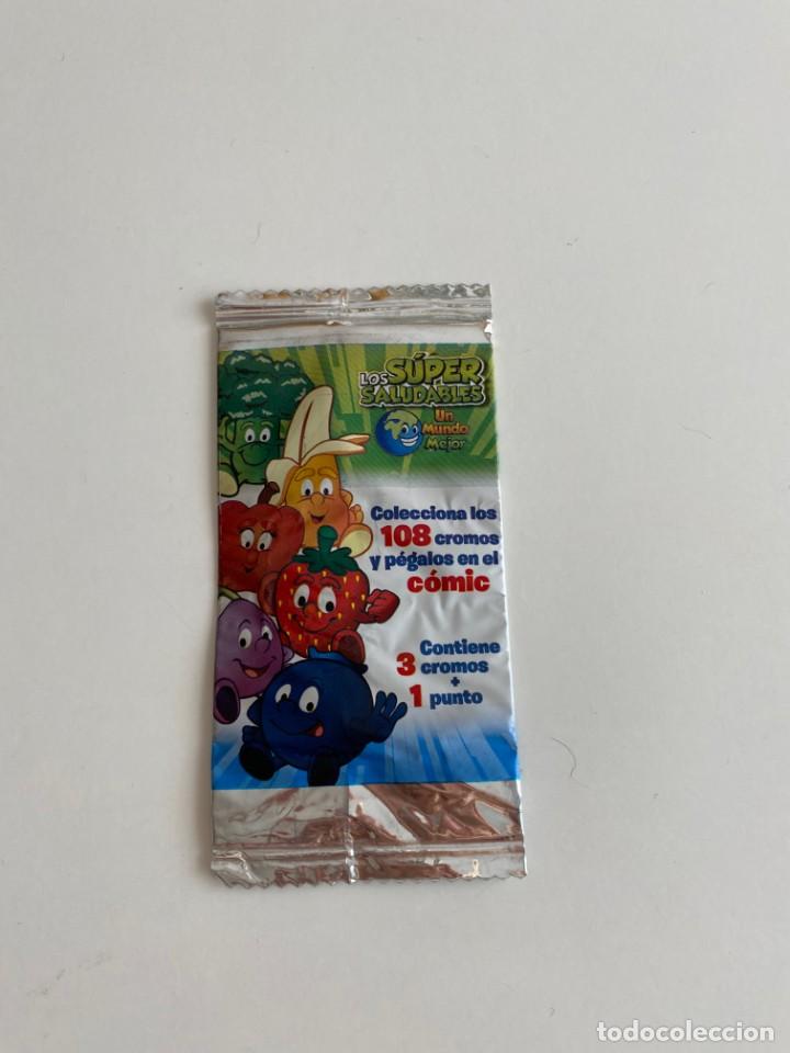 Colecionismo Cromos antigos: CD-6489 SOBRE DE 3 CROMOS Y 1 PUNTO LOS SUPER SALUDABLES