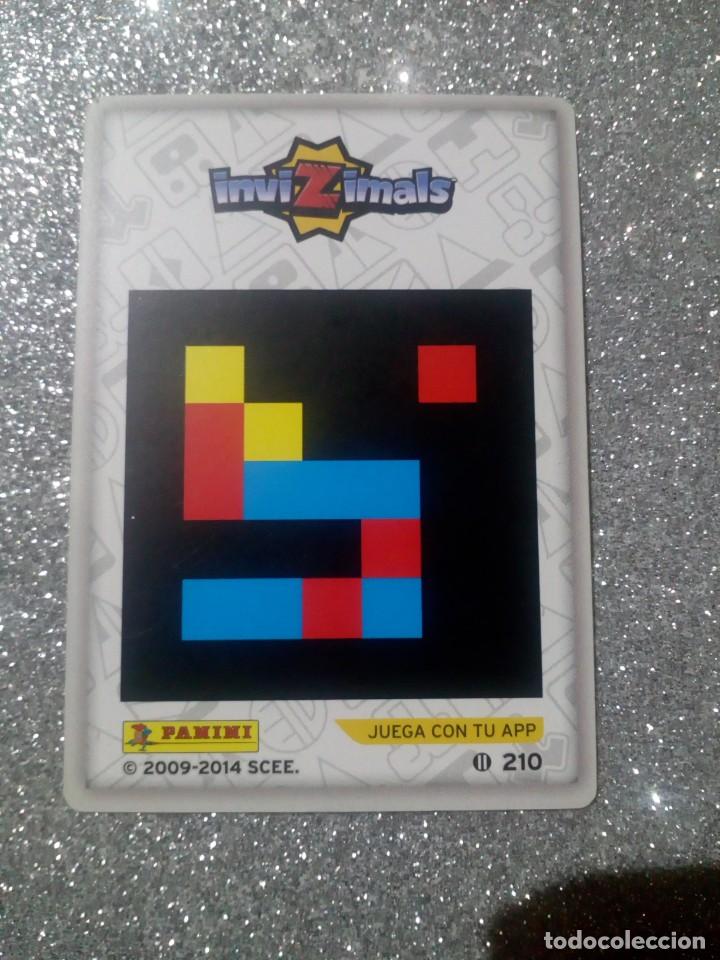 Coleccionismo cromos antiguos: CROMO INVIZIMALS NUMERO 210 PANINI - Foto 2