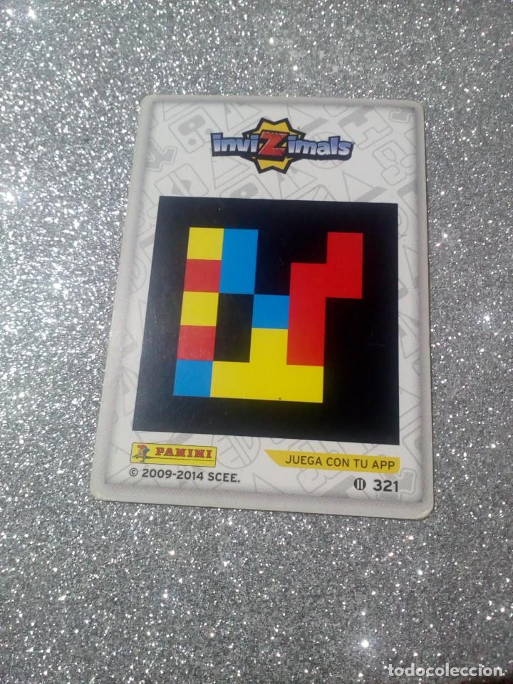 Coleccionismo cromos antiguos: CROMO INVIZIMALS NUMERO 321 PANINI - Foto 2