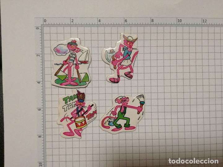 4 Pegatina Adhesivo Carton - Pantera Rosa 1984 Mgm. Ua