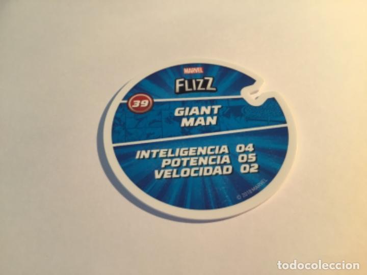 Coleccionismo cromos antiguos: TAZO CROMO MARVEL FLIZZ NUM 39 GIANT MAN - Foto 2