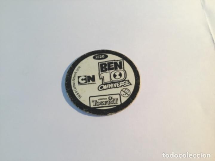 Coleccionismo cromos antiguos: TAZO BEN 10 CARTON NUM 2 - Foto 2