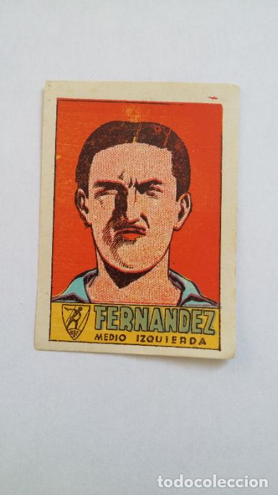 Colecionismo Cromos antigos: ANTIGUO CROMO FERNANDEZ MEDIO IZQUIERDA ASOCIACION DEPORTIVA FERROVIARIA. EDITORIAL BRUGUERA. TDKP16
