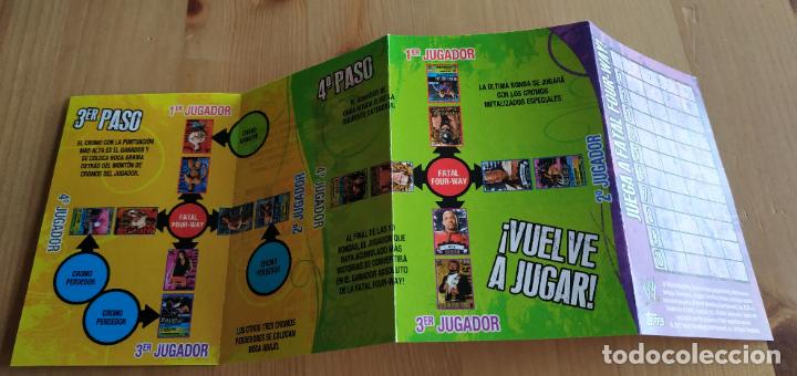 Coleccionismo Cromos antiguos: INSTRUCCIONES DE JUEGO , WWE FATAL FOUR WAY