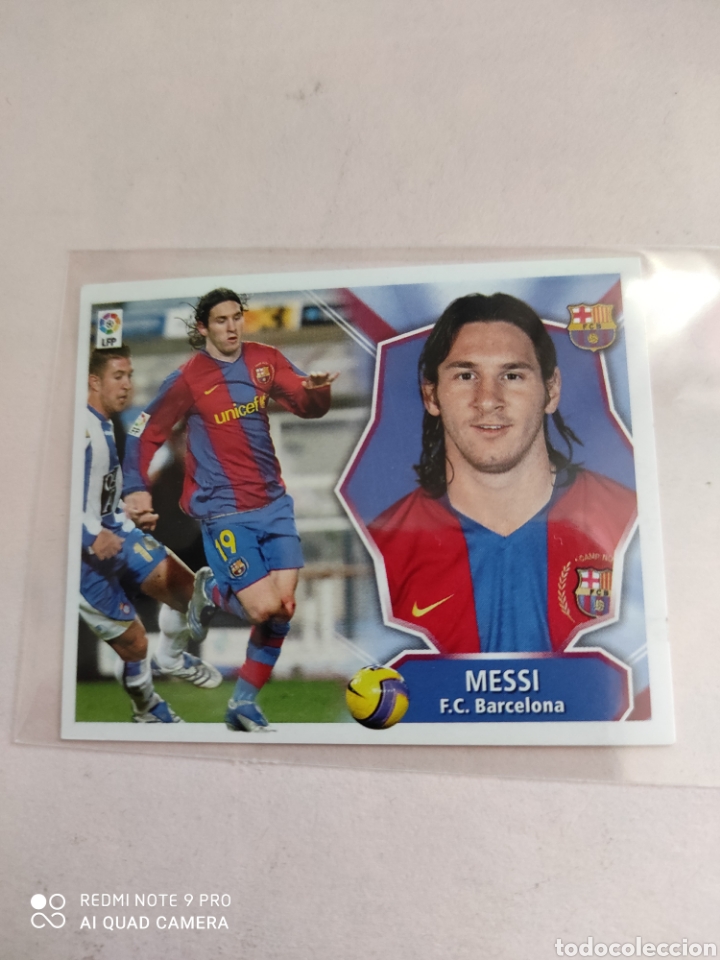 Coleccionismo cromos antiguos: Liga Este 08=09 Messi - Foto 1