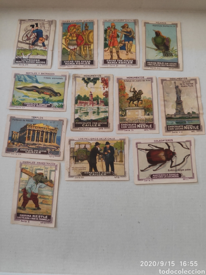 Coleccionismo cromos antiguos: Lote cromos N&eacute;stle - Foto 1
