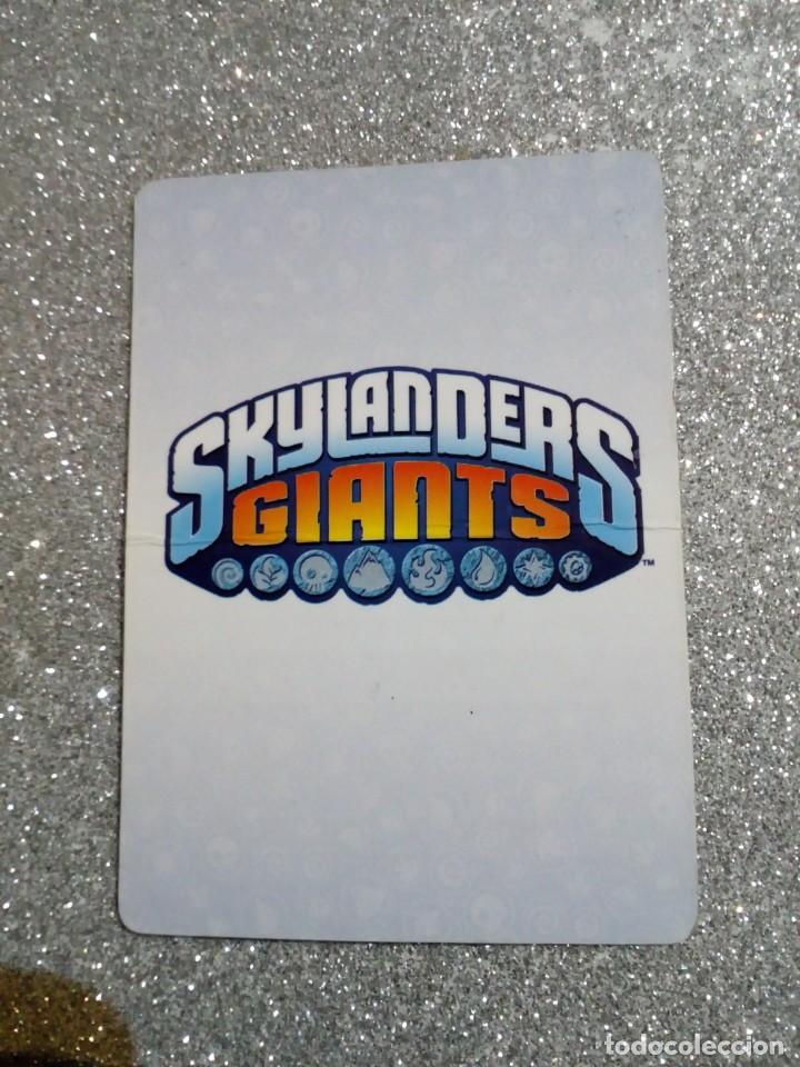 Coleccionismo cromos antiguos: CROMO DE SKYLANDERS GIANTS - Foto 2