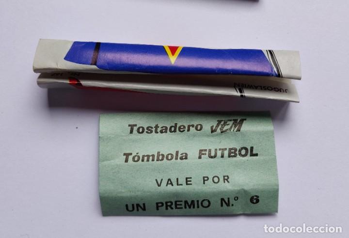 Coleccionismo cromos antiguos: 2 vales de TOSTADERO JEM sorpresa