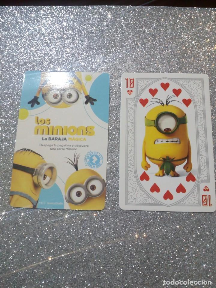 Coleccionismo Cromos antiguos: CROMOS CARTAS POKER LOS MINIONS LA BARAJA MAGICA