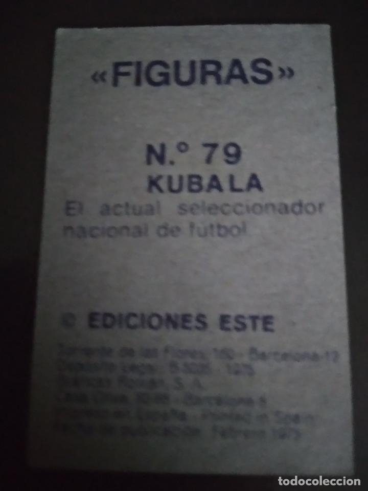 Coleccionismo cromos antiguos: KUBALA - Foto 2