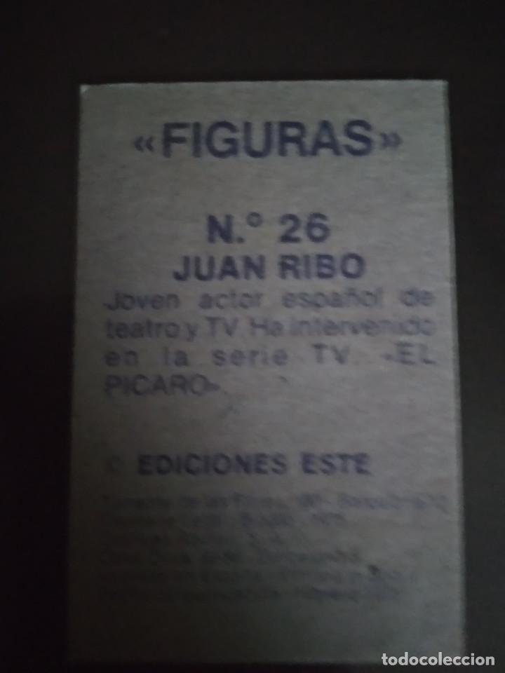 Coleccionismo cromos antiguos: JUAN RIBO - Foto 2