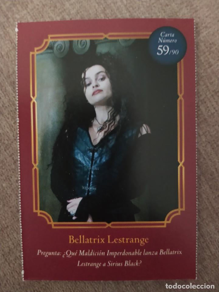 Coleccionismo cromos antiguos: Cromo carta carrefour Harry Potter 59 Bellatrix Lestrange - Foto 1