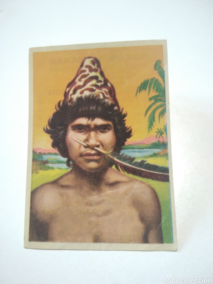 Coleccionismo cromos antiguos: Cromo razas humanas n99 - Foto 1