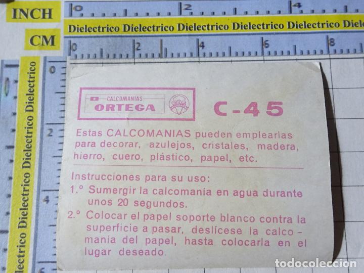 Coleccionismo cromos antiguos: CROMO CROMITO. CALCOMAN&Iacute;AS ORTEGA C 45 - Foto 2