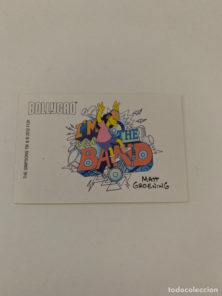 Coleccionismo cromos antiguos: CROMO BOLLYCAO LOS SIMPSONS - Foto 1