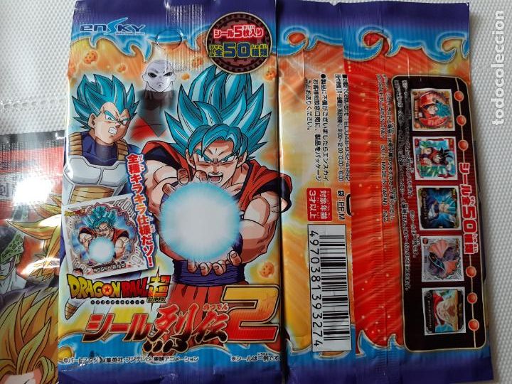Coleccionismo cromos antiguos: dragon ball super sobre envoltorio vacio - Foto 1