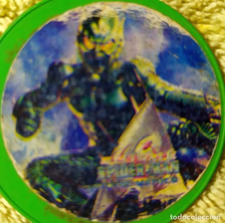 Coleccionismo cromos antiguos: UNA DOCENA DE TAZOS SPIDERMAN de COLECCI&Oacute;N - Foto 5