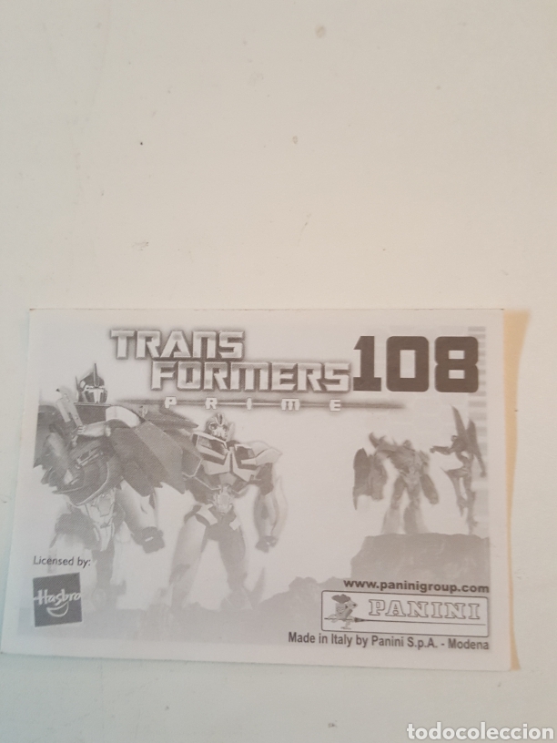 Coleccionismo cromos antiguos: Cromo N&deg; 108 Transformers Prime de Panini - Foto 2