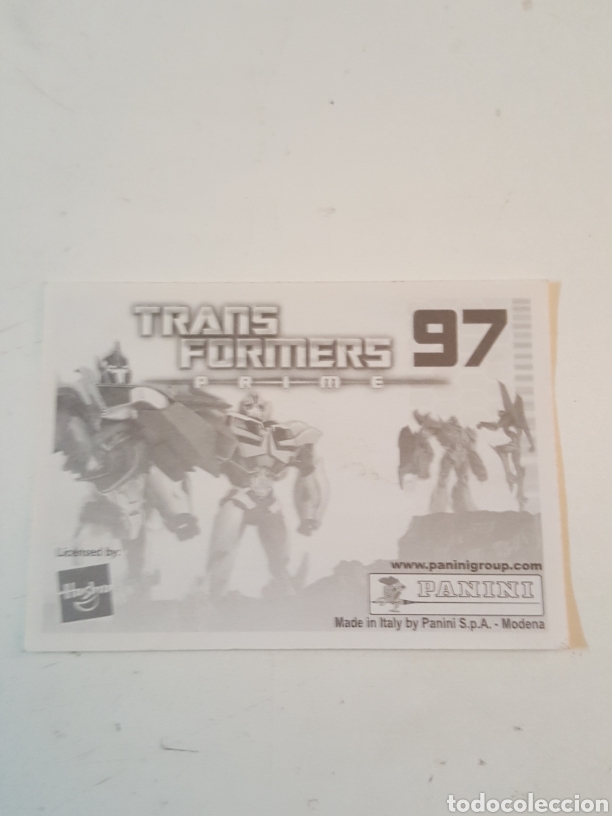 Coleccionismo cromos antiguos: Cromo N&deg; 97 Transformers Prime de Panini - Foto 2