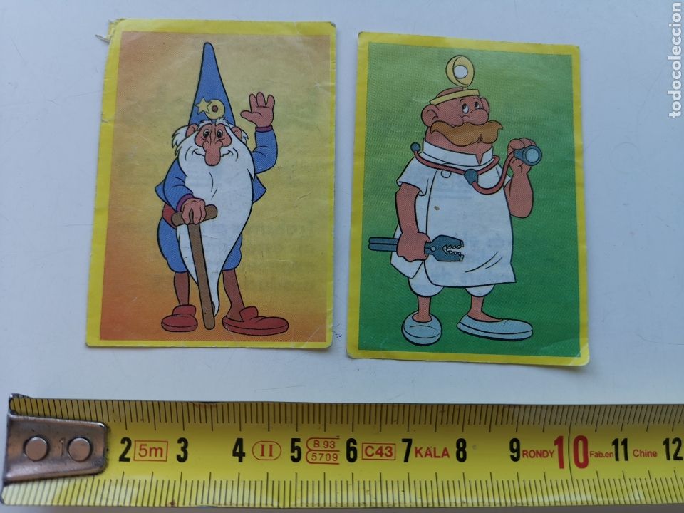 Coleccionismo Cromos antiguos: 2 cromos de los Bobobobs de 1988 n&ordm;45 y 53. Leche letona