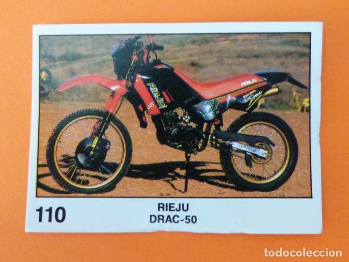 Coleccionismo Cromos antiguos: CROMO DE MOTOS RIEJU SIN PEGAR N&ordm; 110 A&Ntilde;O 1990 DEL &Aacute;LBUM SOLO MOTO DE PANINI