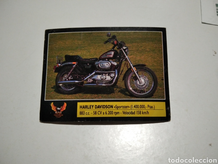 Coleccionismo cromos antiguos: Cromo s&uacute;per moto Harley-Davidson - Foto 1