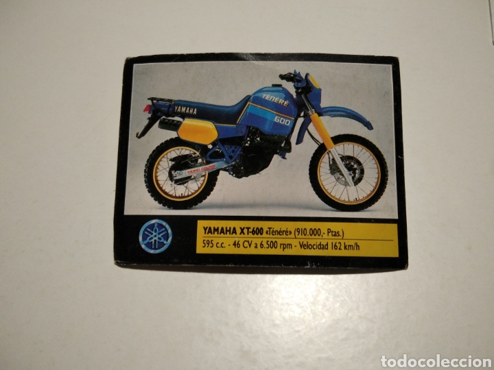 Coleccionismo cromos antiguos: Cromo s&uacute;per moto Yamaha - Foto 1