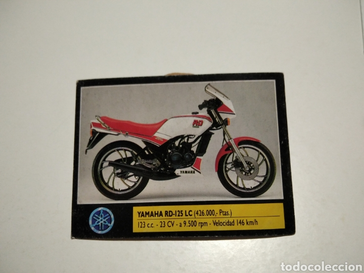 Coleccionismo cromos antiguos: Cromo s&uacute;per moto Yamaha - Foto 1