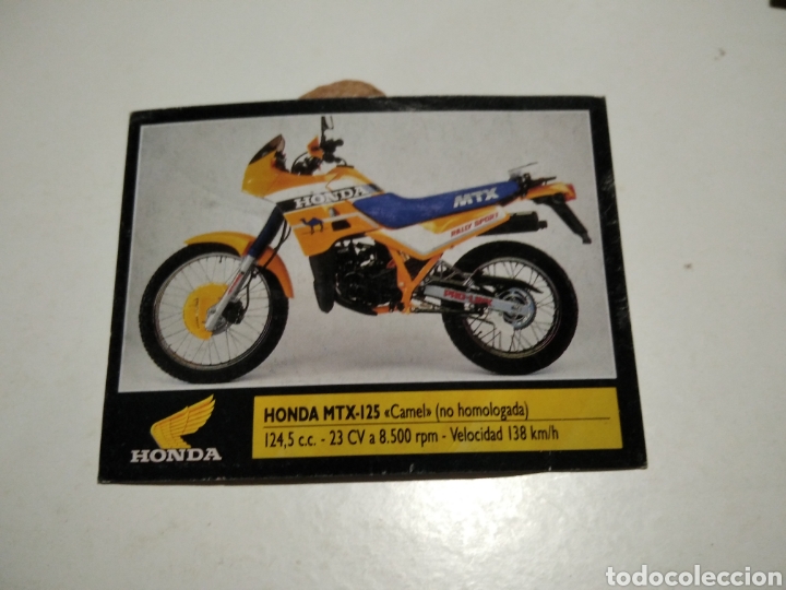 Coleccionismo cromos antiguos: Cromo s&uacute;per moto Honda - Foto 1