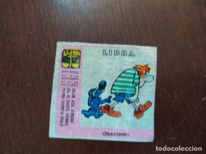 Coleccionismo cromos antiguos: CHICLE FLEER NI&Ntilde;A HOROCOPO LIBRA OBEDIENTE - Foto 1