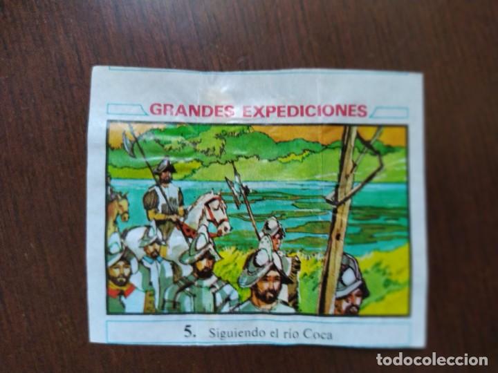 Coleccionismo cromos antiguos: GRANDES EXPEDICIONES CHICLE DUNKIN 5 - Foto 1
