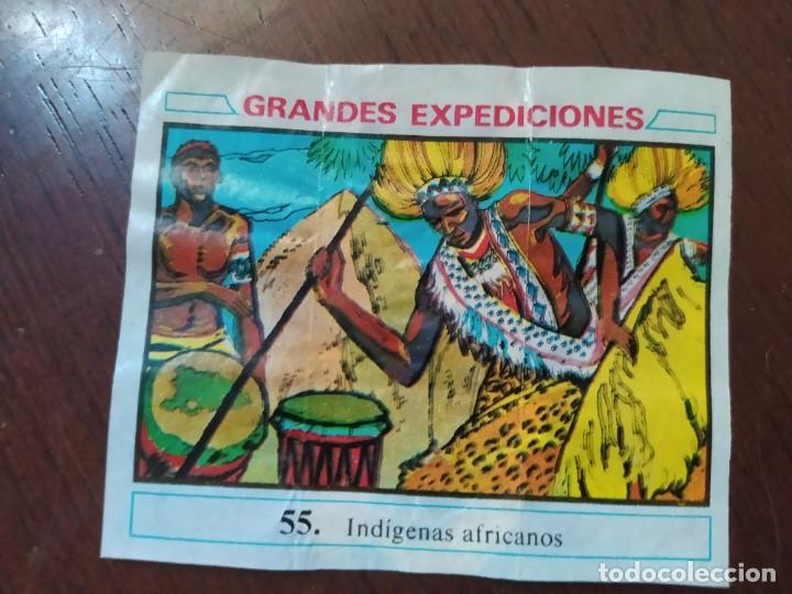 Coleccionismo cromos antiguos: GRANDES EXPEDICIONES CHICLE DUNKIN 55 - Foto 1
