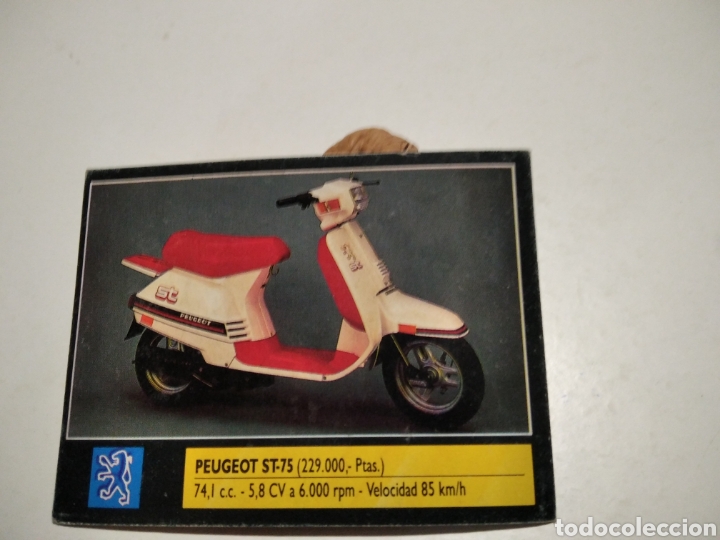 Coleccionismo cromos antiguos: Cromo super moto Peugeot - Foto 1