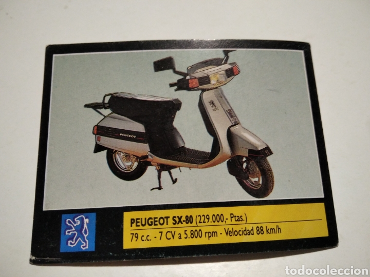 Coleccionismo cromos antiguos: Cromo super moto Peugeot - Foto 1