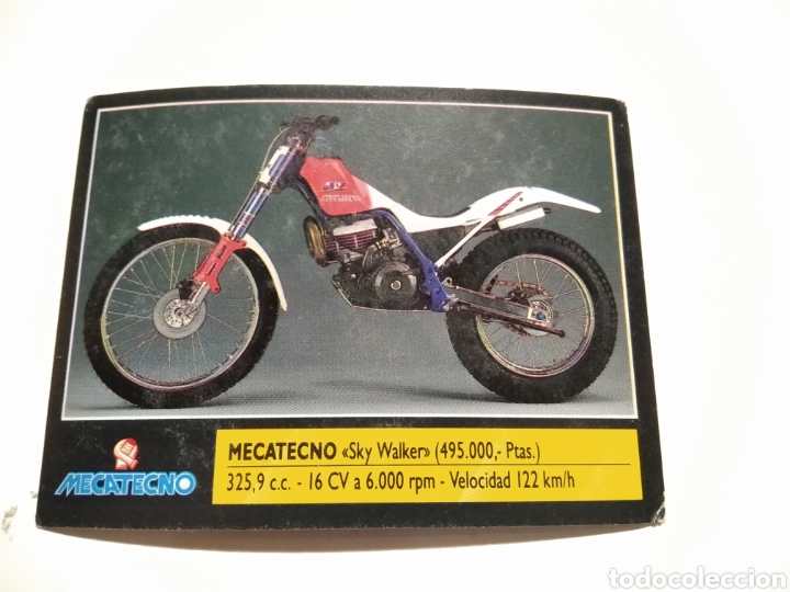 Coleccionismo cromos antiguos: Cromo super moto mecatecno - Foto 1