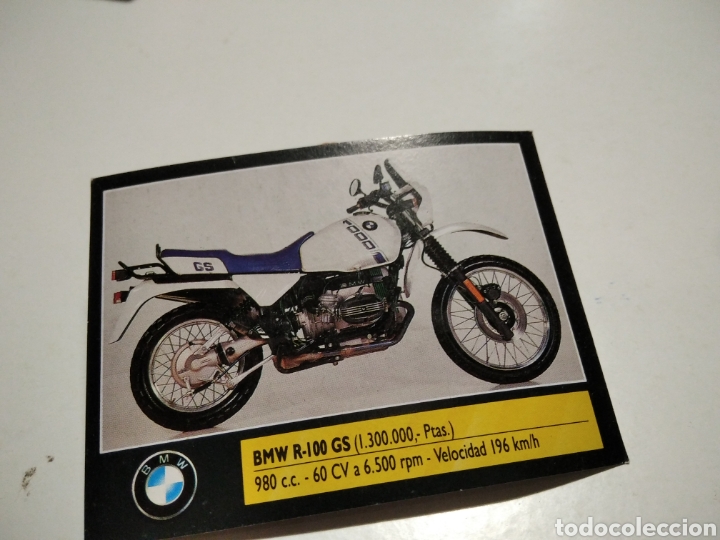 Coleccionismo cromos antiguos: Cromo super moto BMV - Foto 1