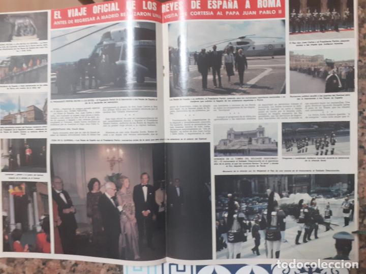 Collectable Antique Stickers: FAMILIA REAL LOS REYES DE ESPANA EN ROMA CON EL PAPA JUAN PABLO II SOFIA JUAN CARLOS I