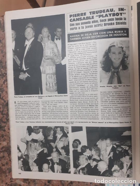 Coleccionismo cromos antiguos: PIERRE TRUDEAU BROOKE SHIELDS - Foto 1