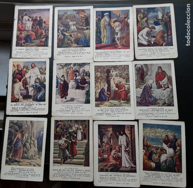 Coleccionismo cromos antiguos: 12 CROMOS RELIGIOSOS - Foto 1