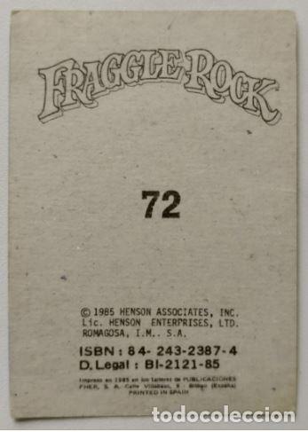 Coleccionismo cromos antiguos: FHER - Fraggle Rock - N&ordm; 72 - 1985 - Foto 2