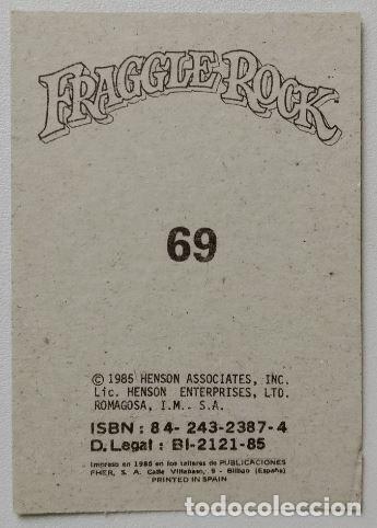 Coleccionismo cromos antiguos: FHER - Fraggle Rock - N&ordm; 69 - 1985 - Foto 2