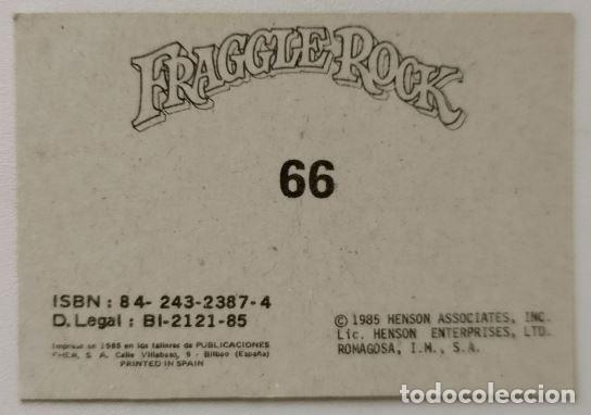 Coleccionismo cromos antiguos: FHER - Fraggle Rock - N&ordm; 66 - 1985 - Foto 2