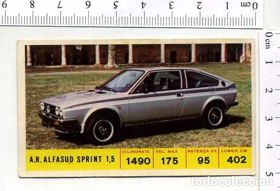 Collectable Antique Stickers: ANTIGUO CROMO A.R. ALFASUD SPRINT 1.5 - CROMOS DIDEC (A&Ntilde;OS 80). N&ordm; 62 SIN PEGAR